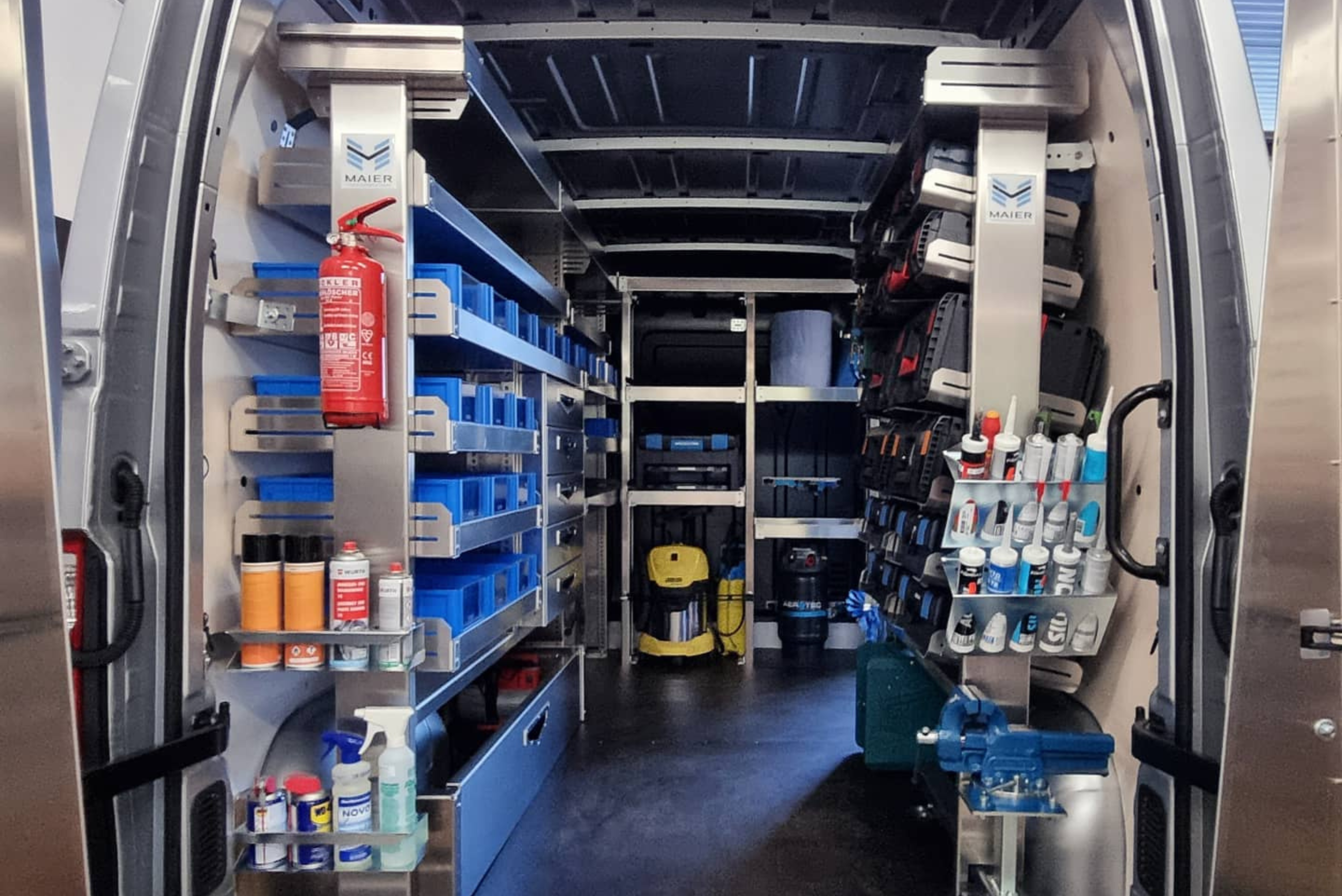 Laadruimte inrichting op maat Maier